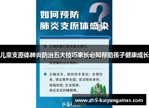 儿童支原体肺炎防治五大技巧家长必知帮助孩子健康成长