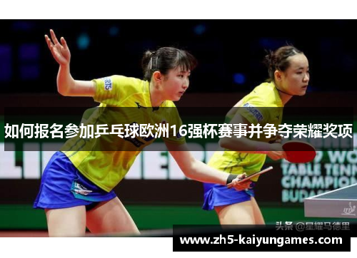 如何报名参加乒乓球欧洲16强杯赛事并争夺荣耀奖项